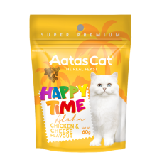 Aatas Cat Happy Time Aloha Chicken & Cheese 60g, AAT3215, cat Treats, Aatas, cat Food, catsmart, Food, Treats
